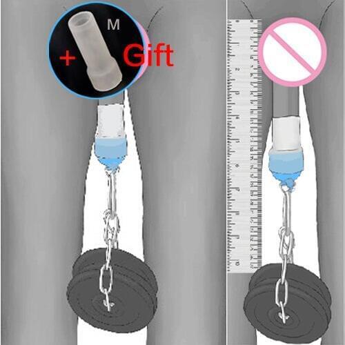 Super Vacuum valve Size Master chain Male PENIS ENLARGEMENT Stretcher ProExtender Enlarger Hanger Enhancement Pump SizeMaster