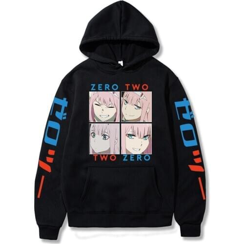2020 Anime Hoodie Darling In The Franxx Men/Women Unisex Hoodies Sweatshirts Zero Two Hoodie