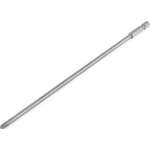 UXCELL 1PCS 6.3mm 1/4" Hex Shank 4.5mm Phillips PH2 Magnetic Screwdriver Bit 200mm Length