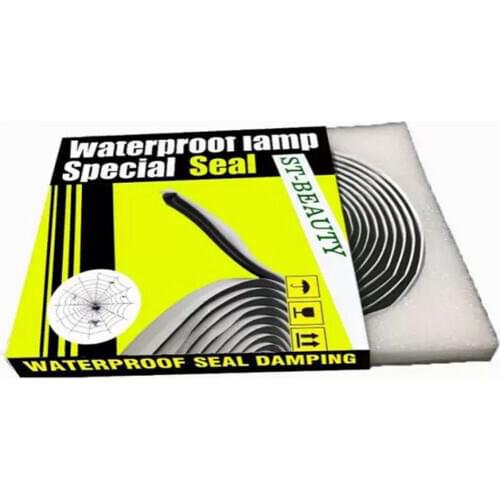 Waterproof seal damping lamp special rubber snake strip sealant car headlight cover sealant for Retrofit DIY Windscreen Adhesive