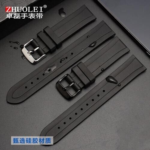 Waterproof Silicone Watch Belt Replacement For Locke T41 T17 Junyu Prince Sports Watch Chain for Mens Watch Belt