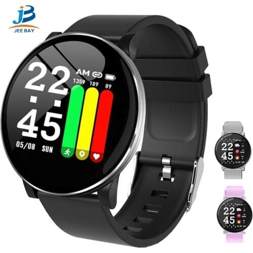 W8 Bluetooth Touch Screen Wrist Watch Blood Pressure Heart Rate Monitor Forecast Fitness Sport Smartwatch For Android IOS