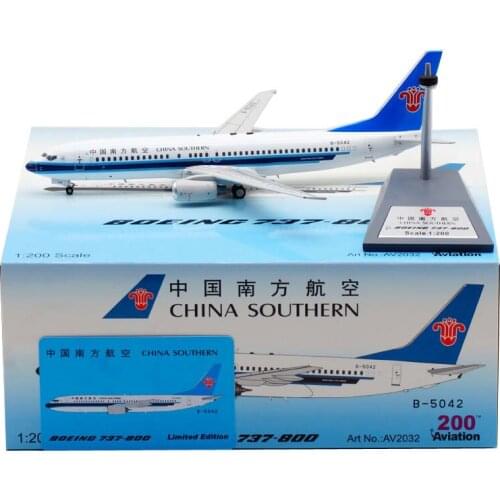 1: 200 Scale southern Airways B737-800 Airlines Model with Base Alloy Aircraft For Collectible Souvenir Show Gift Toys