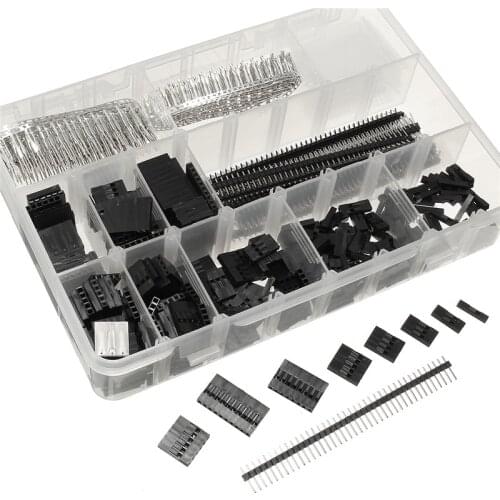 1450 Pcs Connector Kit 2.54 mm PCB Pin Headers Box Packaging For Arduino Electric Electronics Stocks