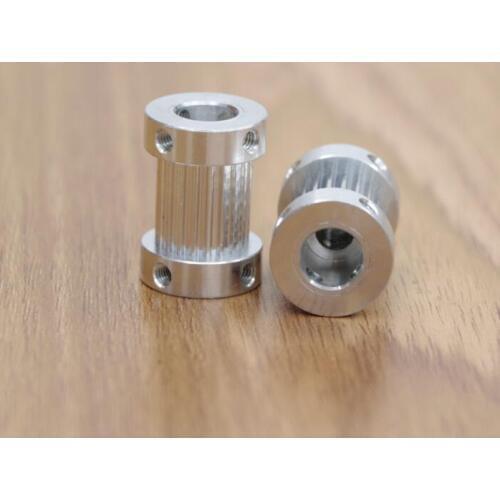 50pcs MXL 20 teeth Aluminum Alloy Timing Pulleys bore 5mm D shape Synchronous wheel belt width 12mm Engraving Machine Parts