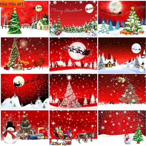 5D DIY Diamond Painting Christmas Mosaic Art Full Square Diamond Embroidery Cartoon Handmade Gift Home Decor