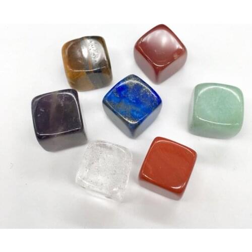 7 Chakra quartz natural stone healing tumbled stones