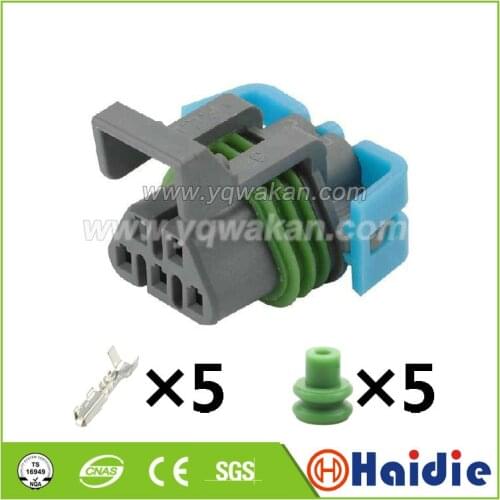 Free shipping 2set 5pin auto electric wiring plug waterproof wire harness cable connector 12146046