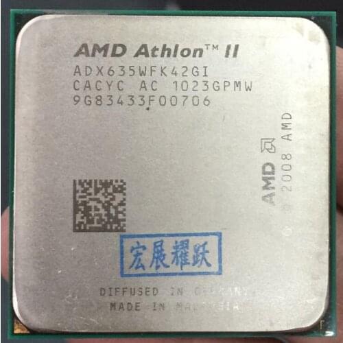 AMD Athlon II X4 635 X635 Quad-Core AM3 938 CPU 100% working properly Desktop Processor