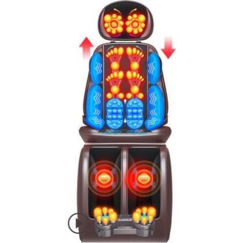 Electric full body massage chair neck back waist massage cushion heat & vibrate massage pad as a gift for wife parents 220V