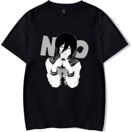 Hot Japan Anime Chainsaw Man Printed T-shirt Men / Women O-neck Pullovers Tracksuits Fashion Dropshipping Hight Quality Top