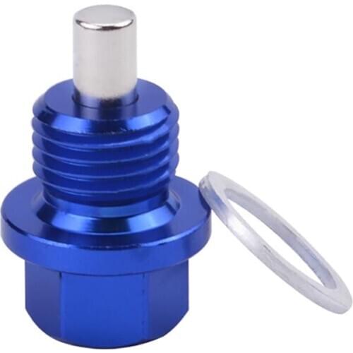 M14 x 1.5mm Durable Magnetic Oil Sump Nut Drain Oil Plug Screw for Ford Honda