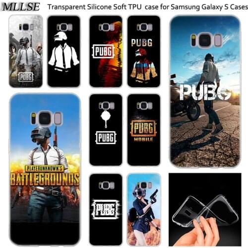 Hot PUBG game Soft Silicone Case For Samsung Galaxy Note 10 Plus S8 S9 S10 Plus 5G S6 S7 Edge S5 S10e Note 5 Fashion Cover