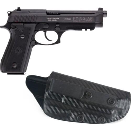 Carbon Fiber Inside Waistband Kydex Holster For Taurus PT100 PT100P PT92 PT59 Appendix Concealed Carry IWB Belt Pant Concealment