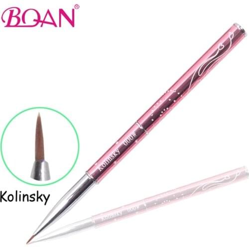BQAN Professional 50Pcs/Lot Pure Sable Brush Drawing Brush Painting Brush Kolinsky 100% 000# Manicure Tool