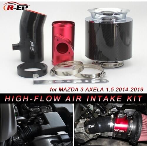 R-EP High Flow Cold Air Intake Pipe for Mazda 3 Axela 1500cc with Air Filter Replacement High Power RP-D002