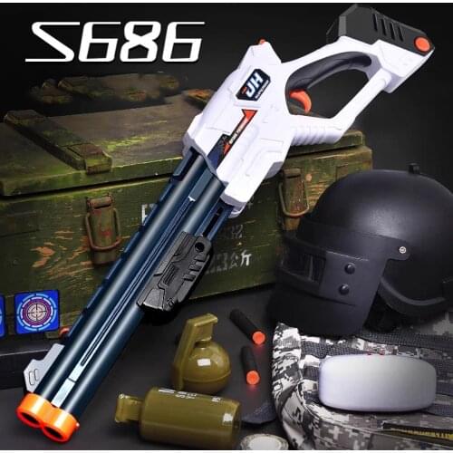 UDL XM1014 Shotgun Manual Soft Bullet Rifle Toy Gun Airsoft Pneumatic Gun Weapon Pistol Armas For Kids Adults Outdoor Game