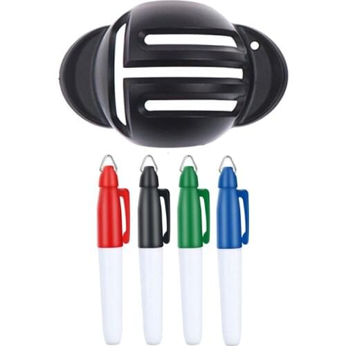 E56D Golf Ball Line Marking Alignment Tool Marker Pens Golf Putting Positioning Aids