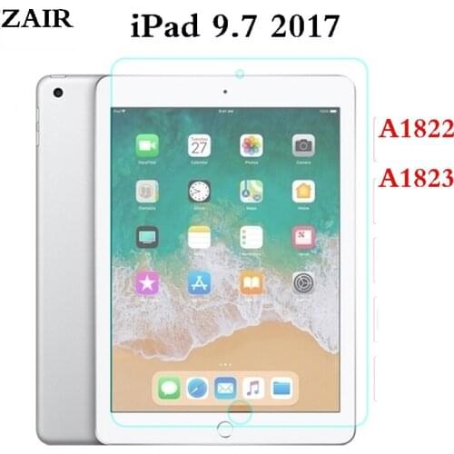 Glass For Apple iPad 9.7 2017 Screen Protector 9H Tempered Glass for iPad 5 5th Gen A1822 A1823 Full Cover Protective Glass Film