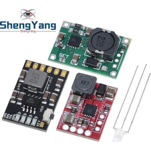 TP5100 charging management power supply module board TP5000 1A 2A compatible with 4.2V 8.4V single and double lithium batteries