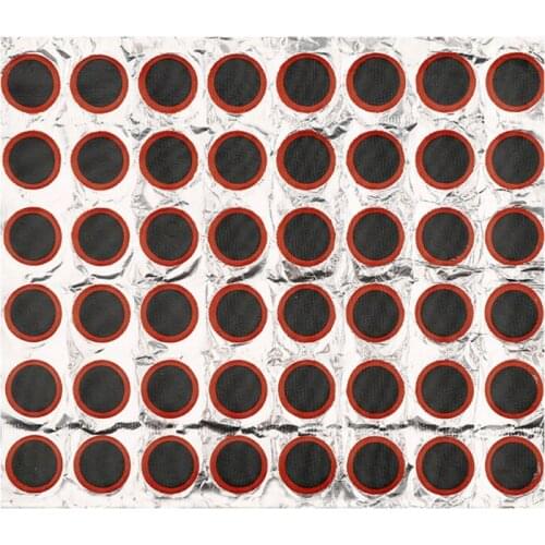 Bicycle Tire Film 48 PCS Tetrans Mountain Bike Round Square Replenishment Tire Repair Car Riding Equipment 33 * 25mm Tire Stick