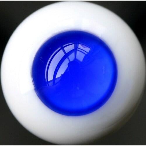 [wamami] Ew10# 12mm Dark Blue No Pupil For BJD Doll Dollfie Glass Eyes Outfit
