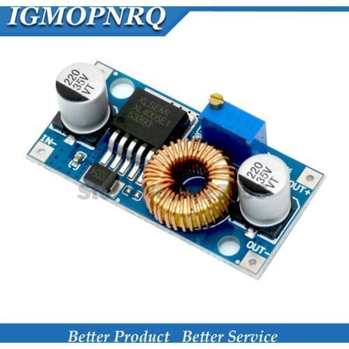 XL4005 DSN5000 Beyond LM2596 DC-DC adjustable step-down 5A 75W Supply module Large current Large