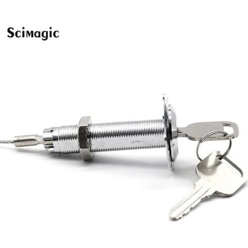 Garage Door Lock Universal Pull Cord Lock Door Emergency Lock 200mm Steel Wire