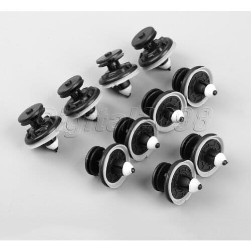10x Interior Door Trim Panel Card Clips 6Q0868243 For VW Volkswagen Touran Tiguan Golf Passat Polo Car Plastic Rivets Fasteners