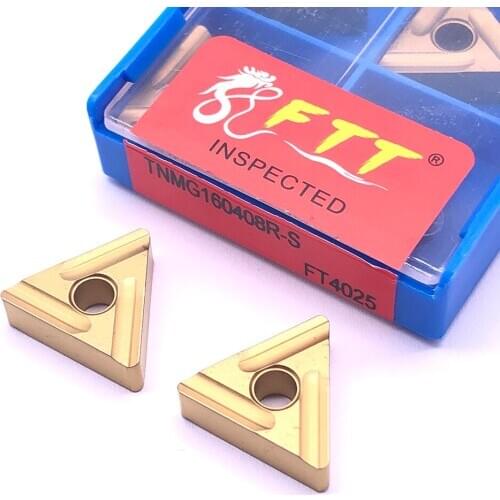 10pcs TNMG160408 R-S FT4025 High Quality Carbide Inserts External Turning Tool CNC Lathe Cutter Tool Cnc Cutting Tools