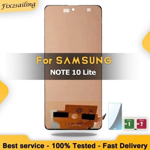 100% Tested TFT INCELL For Samsung Galaxy Note 10 Lite N770 LCD Display Touch Screen With/no Frame Digitizer Assembly Replacemen