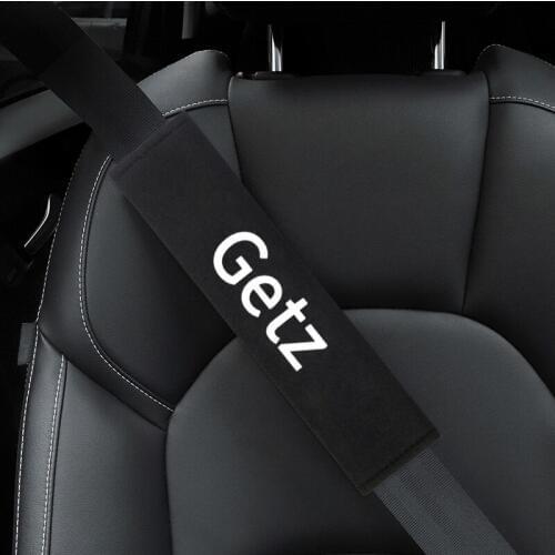 2pcs Car Seat Belt Pads Seat Shoulder Strap Pad Cushion Cover for hyundai Getz Tucson Solaris I30 Creta Ix35 Accessories