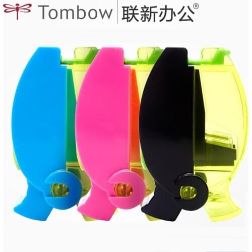 2pcs Japanese TOMBOW Ippo Series with Storage Pen Scrap Storage Mini Pencil Sharpener SM-IP Scrap Storage, Easy To Carry