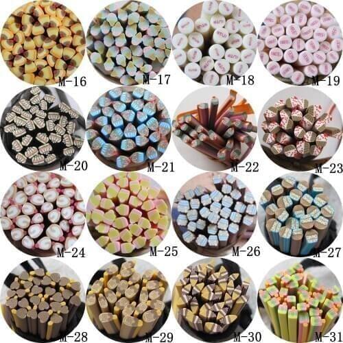 5pcs/lot 5mm*5CM Polymer Clay Cane Fancy Snowman Cake Ice-Cream Ice-Lolly Crown