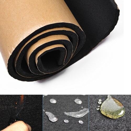 50*100CM Car Firewall Heat Sound Deadener Insulation Mat Noise Sound Insulation Cotton Acoustic Dampening Foam Proofing Pad 5mm