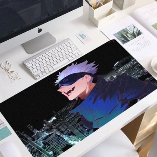 Anime Jujutsu Kaisen 900x400mm Locking Edge Large Gaming Mouse Pad Computer Gamer CS GO Keyboard mouse pad manga mouse pad gift