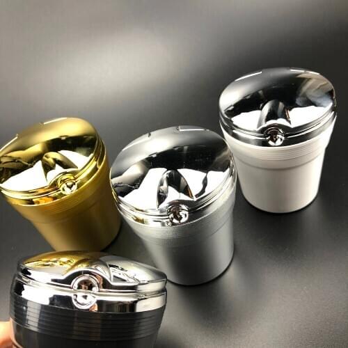 Car LED Blue Light Cigarette Ashtray for DAIHATSU terios sirion yrv charade mira