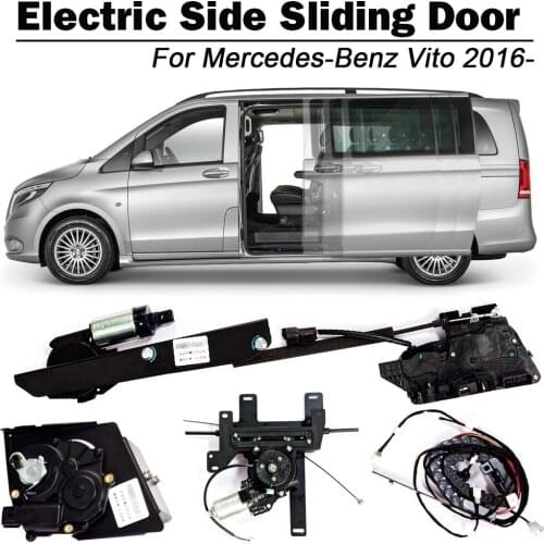 Carbar Electric Power Side Sliding Door Lock for Mercedes Benz Vito 2016- Car Modification Parts Automatic Middle Door Harness