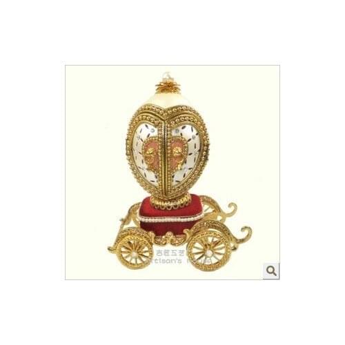 The European royal wedding carriage egg music box wedding gift Christmas gift can be put photos of the Qixi Festival preferred