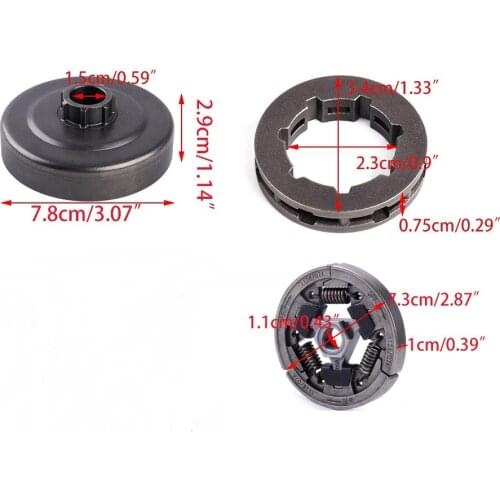 STIHL Chainsaw Rebuild Kit 3/8-7 Spring Clutch Drum Sprocket Assembly For Stihl MS440 044 MS460 046 MS341 MS361 036 MS360 TS400