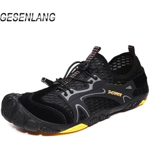Mens Quick Drying Water Shoes Summer Outdoor Wading Fishing Pool Nonslip Anti-Collision Lightweight Beach Aqua Sports Sneakers