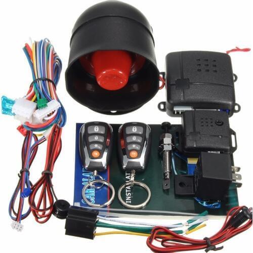 New Car alarm system Keyless Auto Entry Remote Control Locking Passive Button Start/Stop Remote Engine Siren Sensor For Toyota