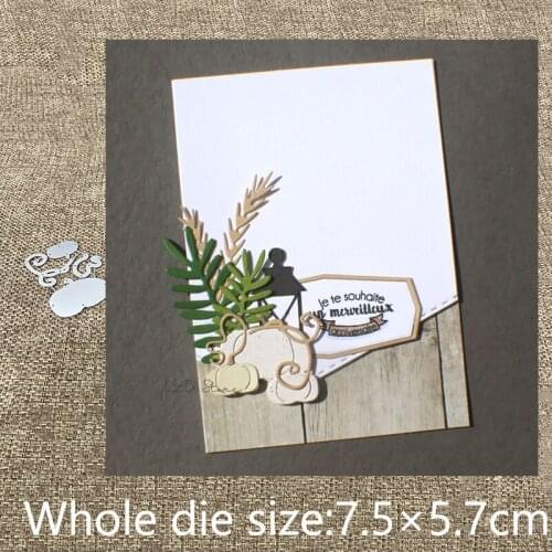 New Design Craft Metal stencil Cutting Dies Pumpkin vine decoration scrapbook die cuts Album Paper Card Craft Embossing