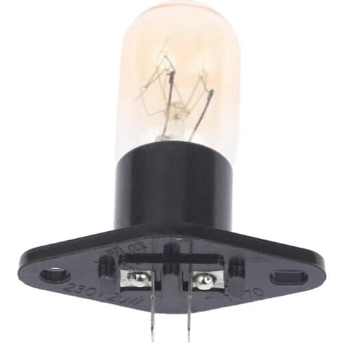 2A 230V 20W Microwave Oven Bulb Refrigerator Lighting Bulb Base Design With Holder Replacement Universal