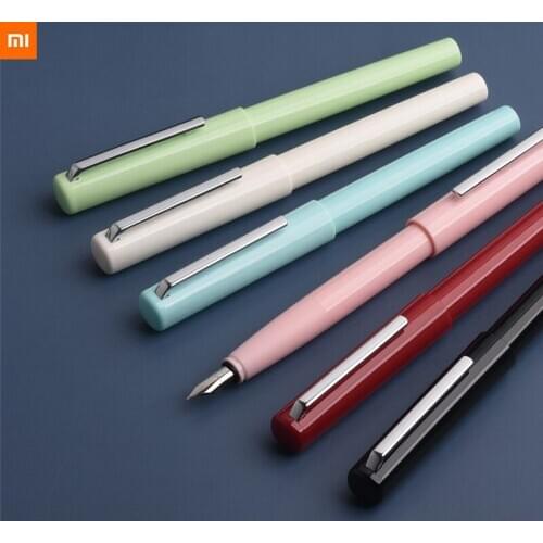 New xiaomi kaco Fountain Pen EF nib with Ink Bag Storage Bag Calligraphy pen adult writing learning office stationery business