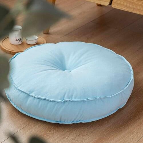 Simple Solid Color Seat Cushion Fluffy Soft Window Sofa Chair Mats Warm Tatami Mattress Butt Pads Home Decor