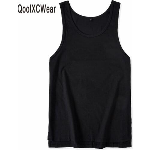 QoolXCWear vest tank top Fashionable hip hop Original cotton vest men summer fashion casual over size