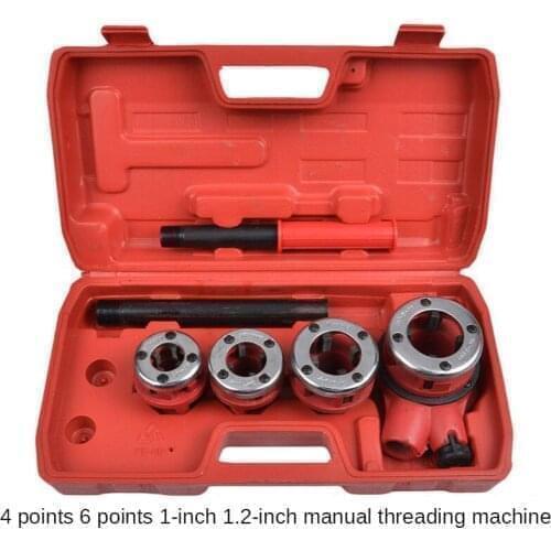 Type 4 Minutes 62 -1.2 Inch Manual Threading Machine Threaded Pipe Threading Machine Hinge Plate Manually Twisted Wire Sets