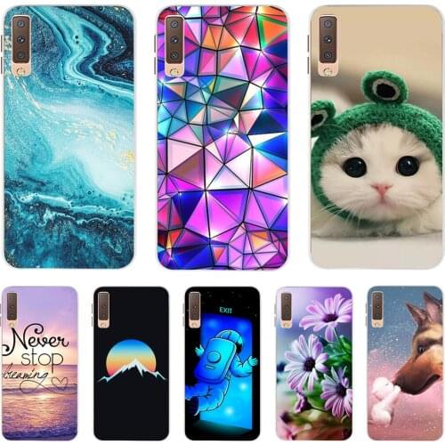 Silicone Cover For Samsung Galaxy A7 2018 Case A750 A750F Case 6.0' TPU Phone case For Samsung A 7 2018 750 750F Fundas Coque