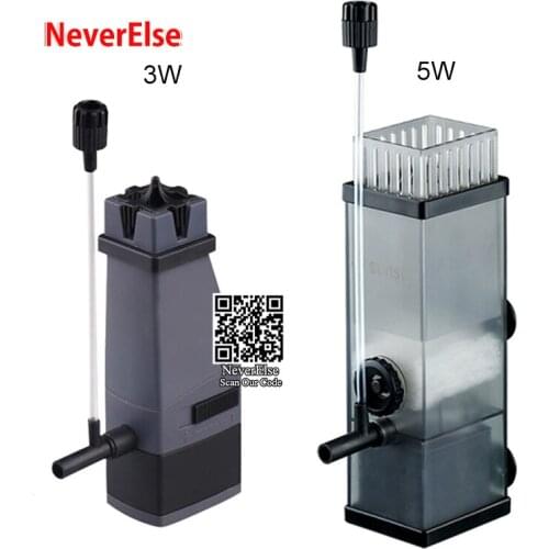 Aquarium Fish Tank Oil Surface Skimmer 3W/5W Increase Air/Oxygen Water Filter Pump to Remove Slick Oil film Protein Degreasing